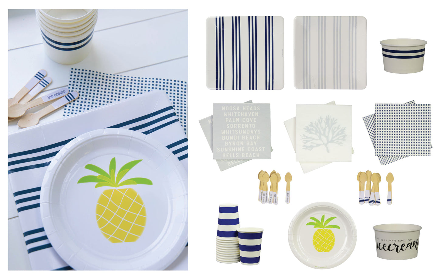 Beach Coastal Picnic Party Set